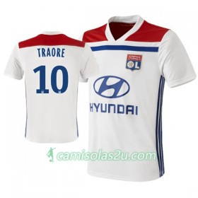 Camisolas de Futebol Olympique Lyonnais Traore 10 Equipamento Principal 2018/19 Manga Curta
